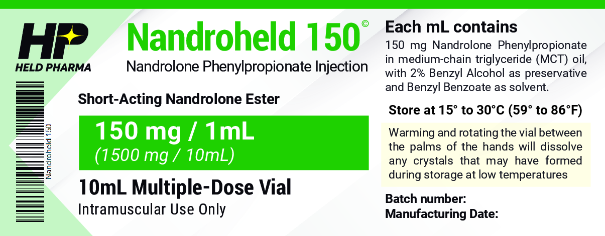 Nandroheld 150 label